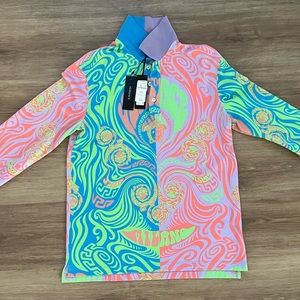 VERSACE multi-colored dress shirt
